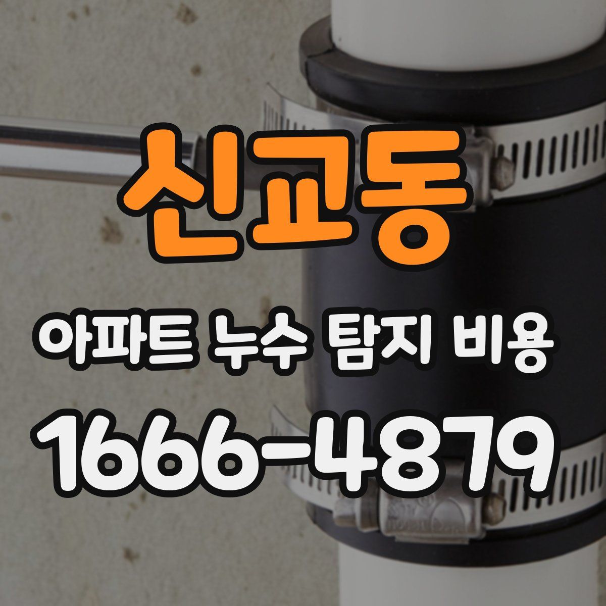 신교동 아파트 누수 탐지 비용