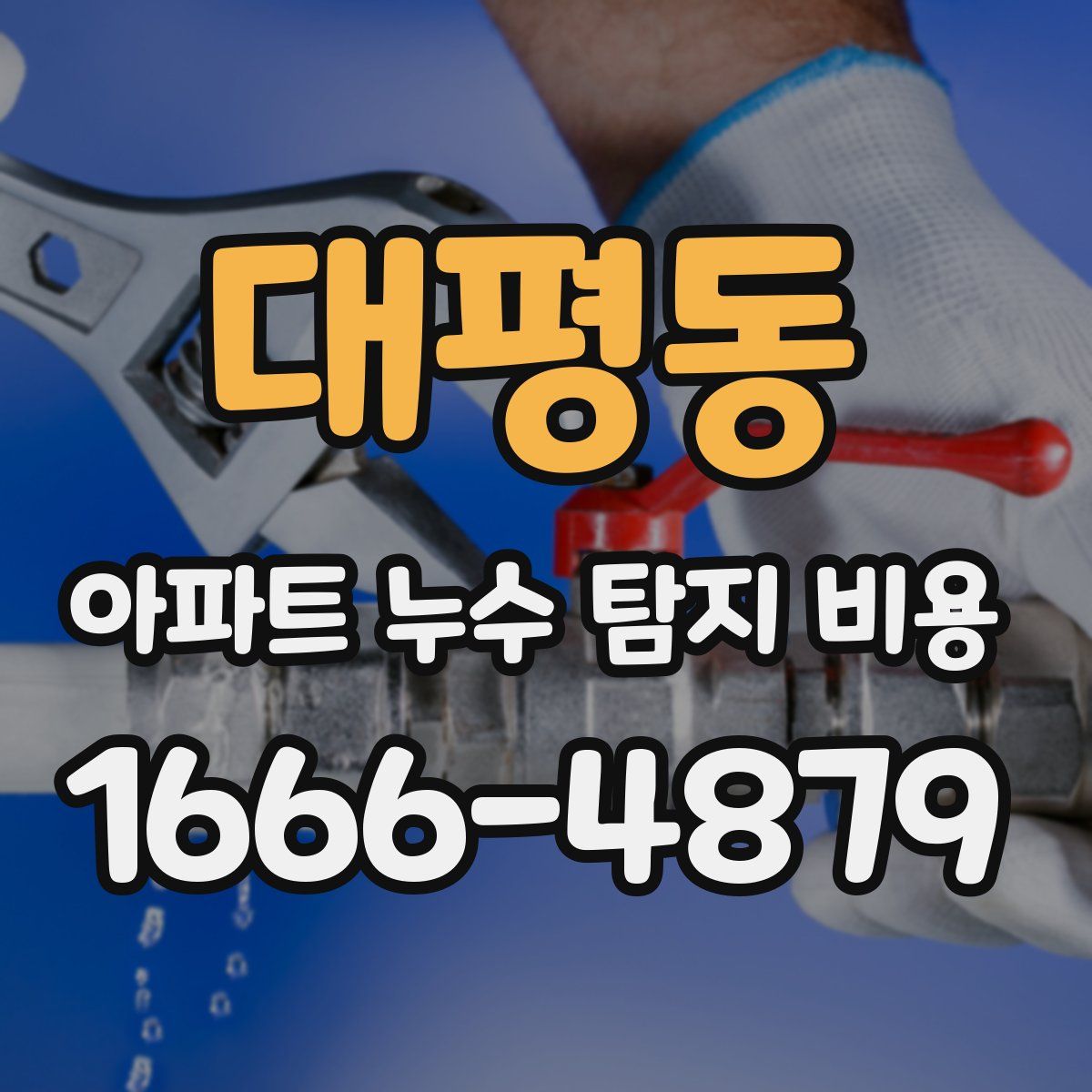 대평동 아파트 누수 탐지 비용