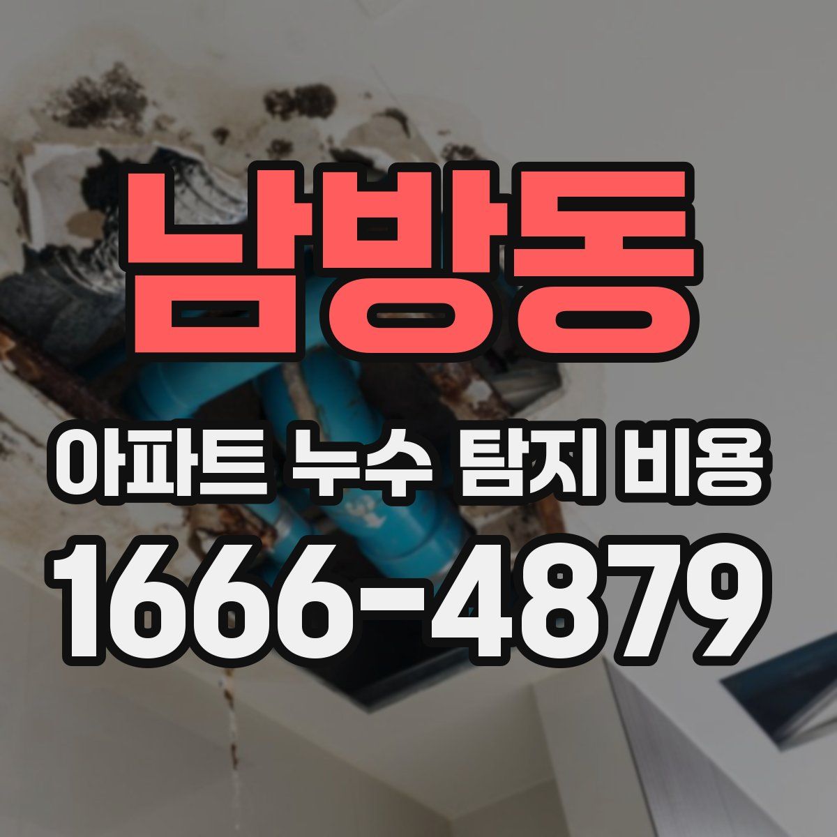 남방동 아파트 누수 탐지 비용