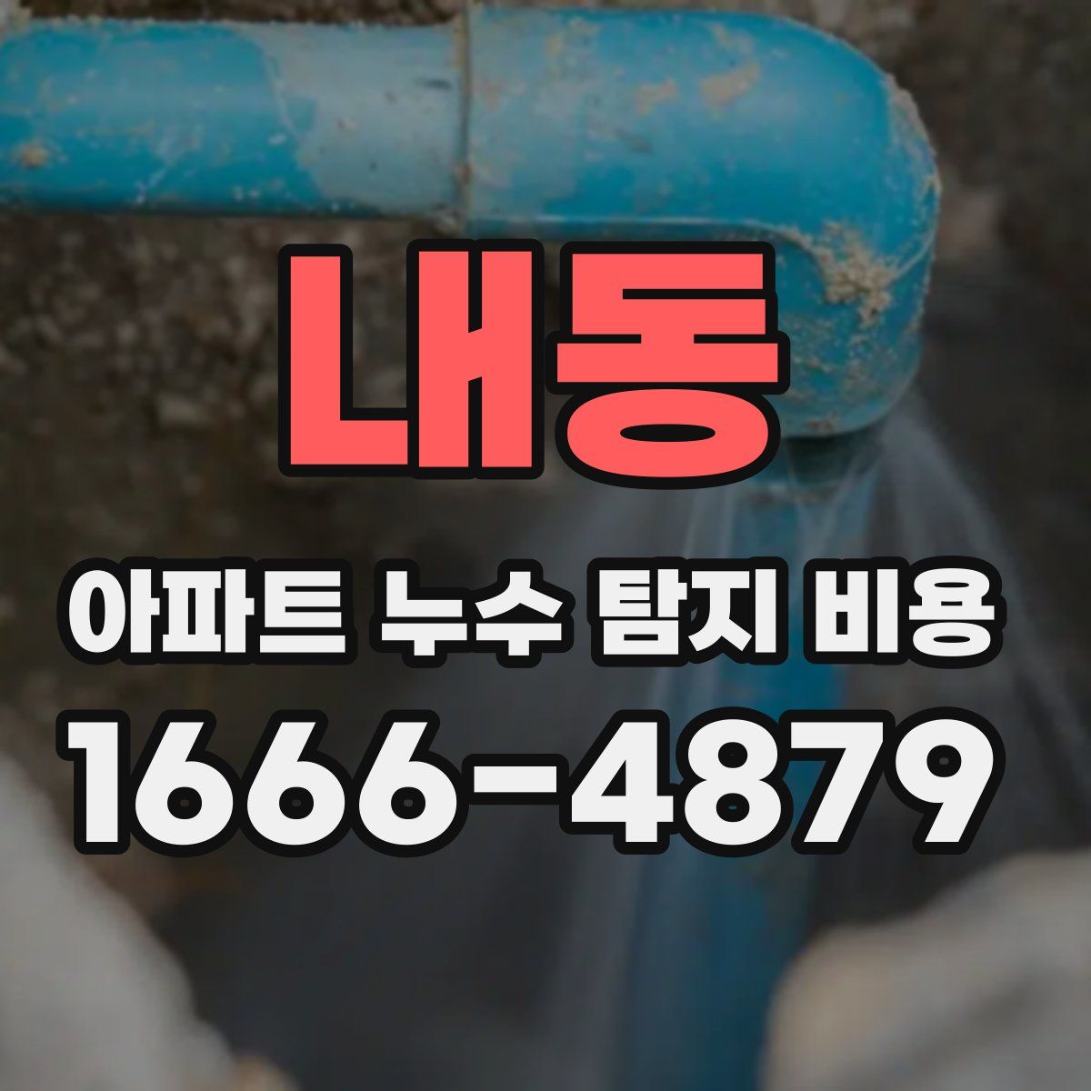 내동 아파트 누수 탐지 비용