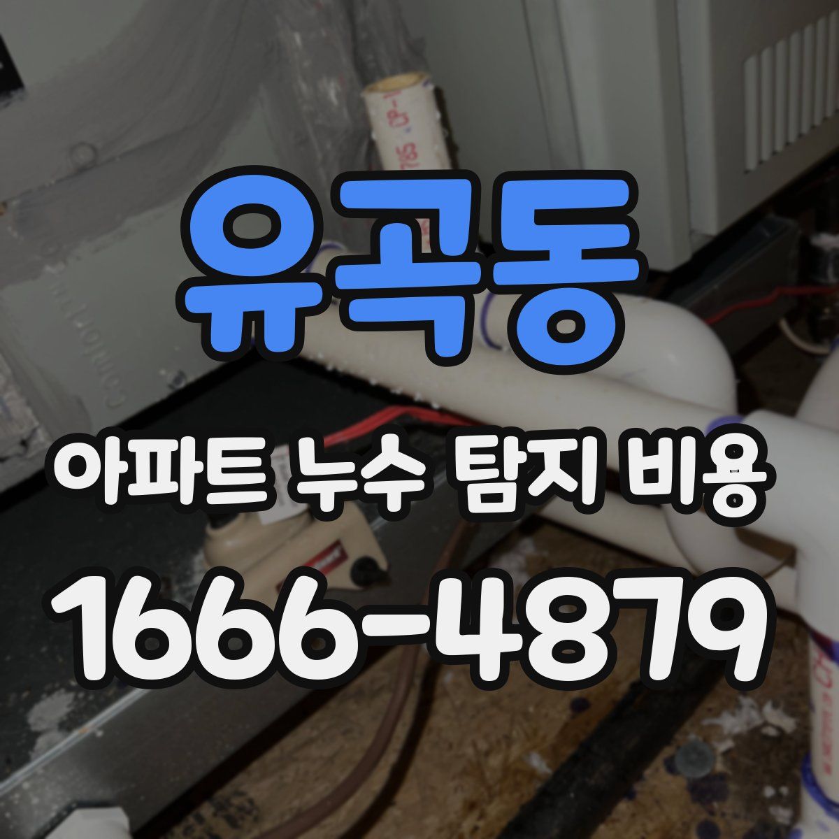 유곡동 아파트 누수 탐지 비용