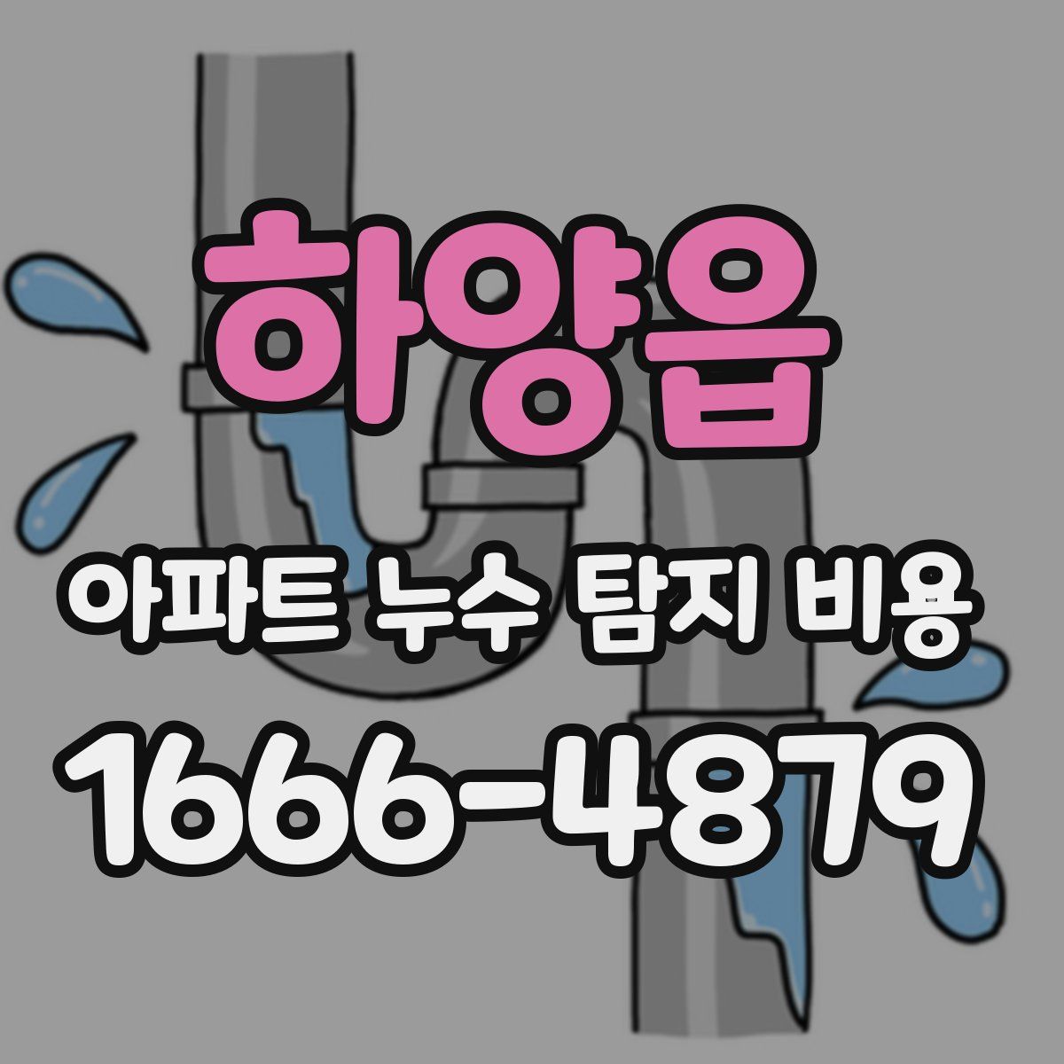 하양읍 아파트 누수 탐지 비용