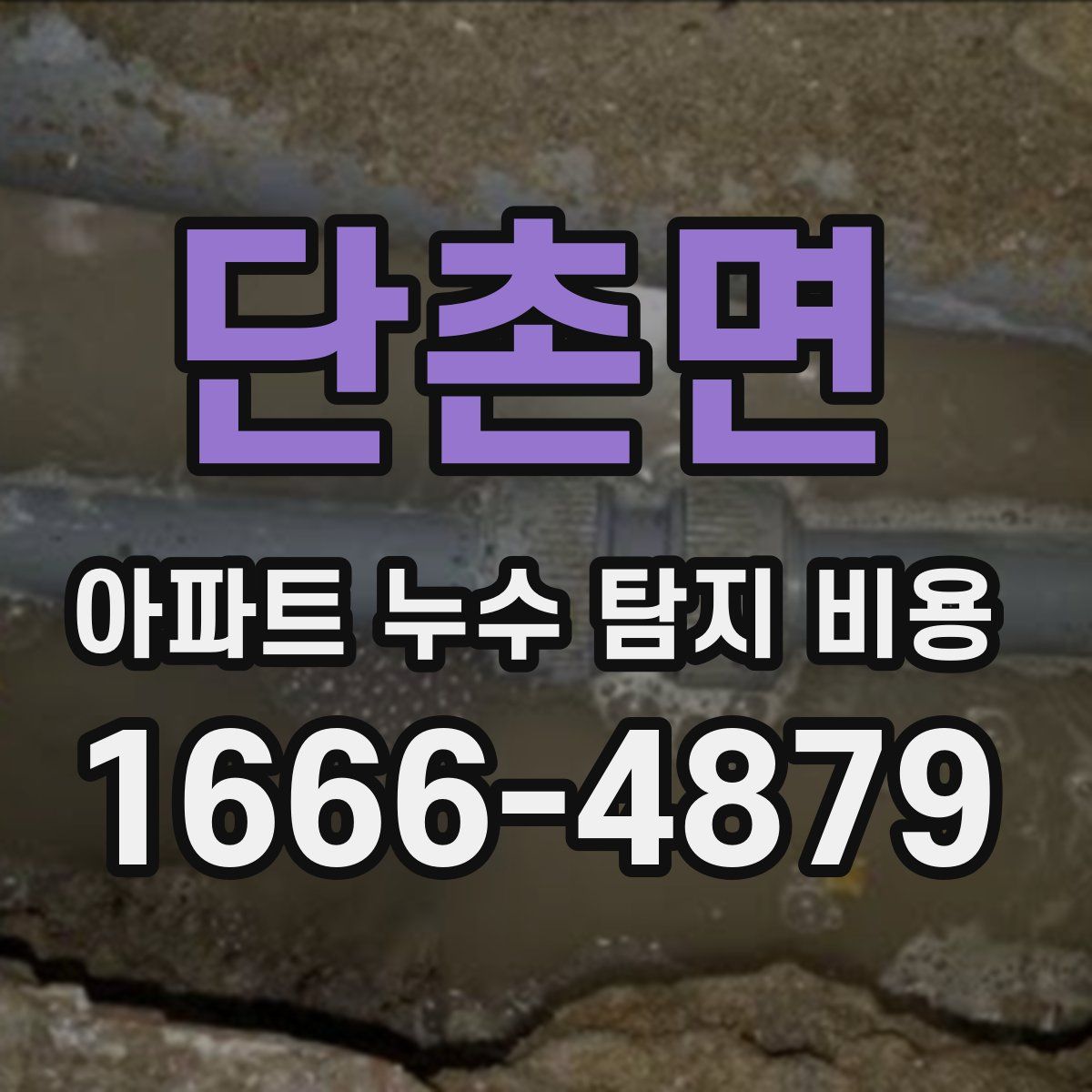 단촌면 아파트 누수 탐지 비용