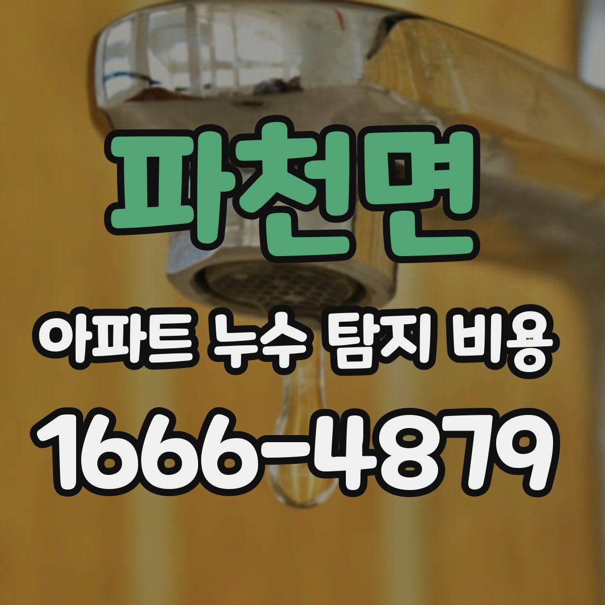 파천면 아파트 누수 탐지 비용