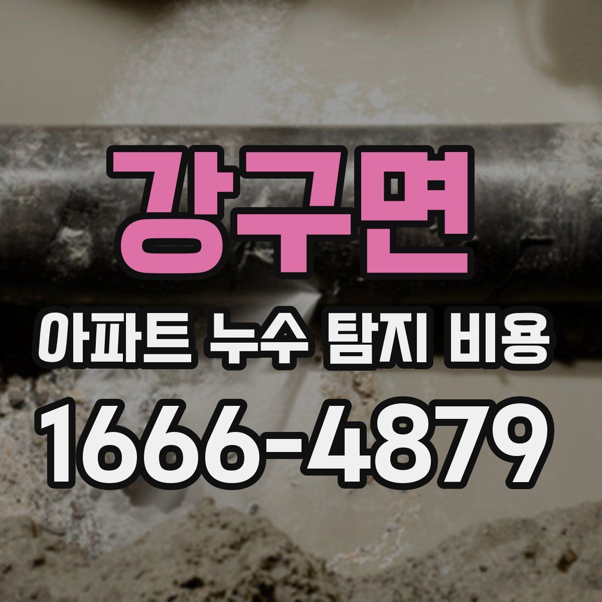 강구면 아파트 누수 탐지 비용