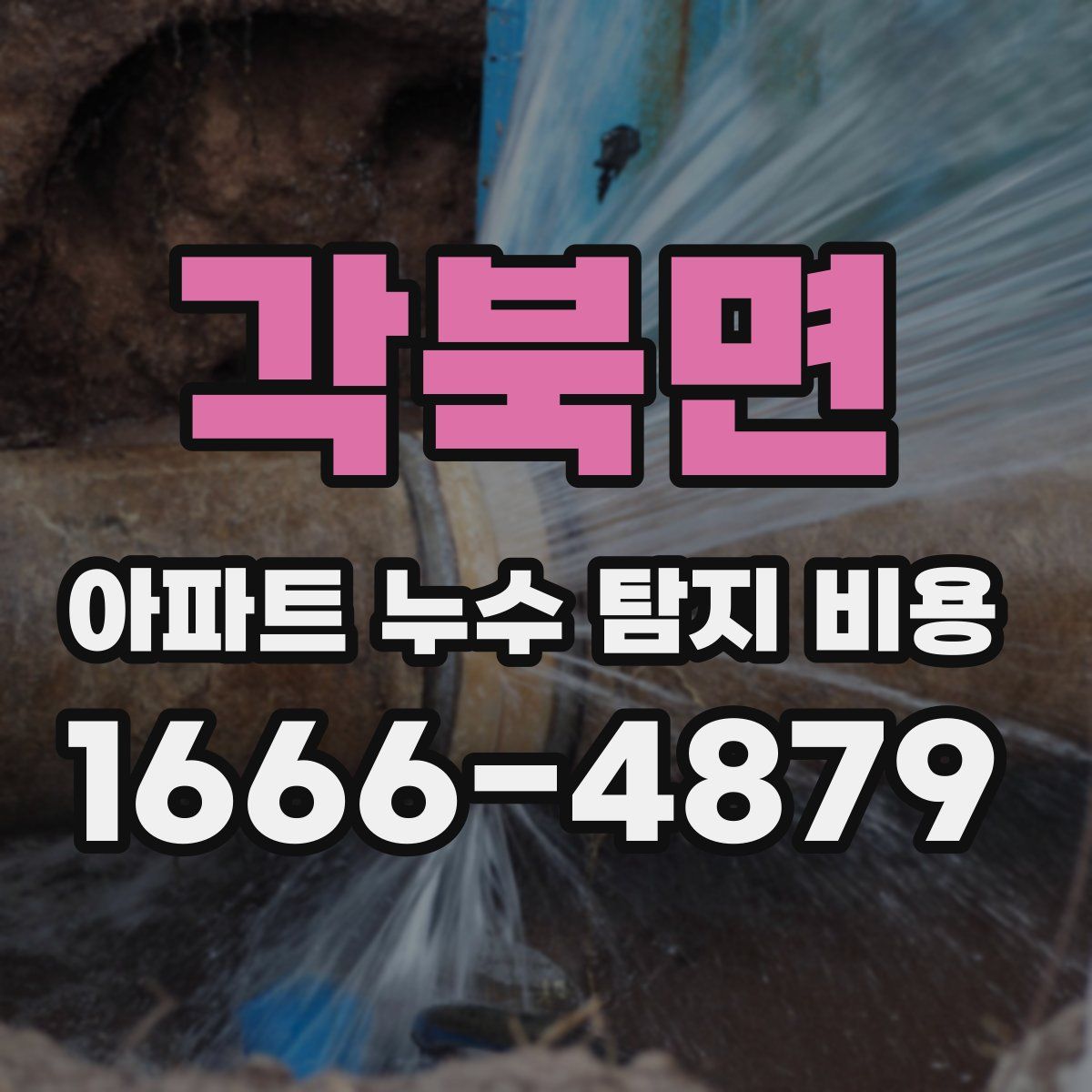 각북면 아파트 누수 탐지 비용