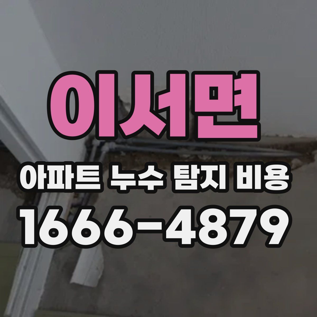 이서면 아파트 누수 탐지 비용