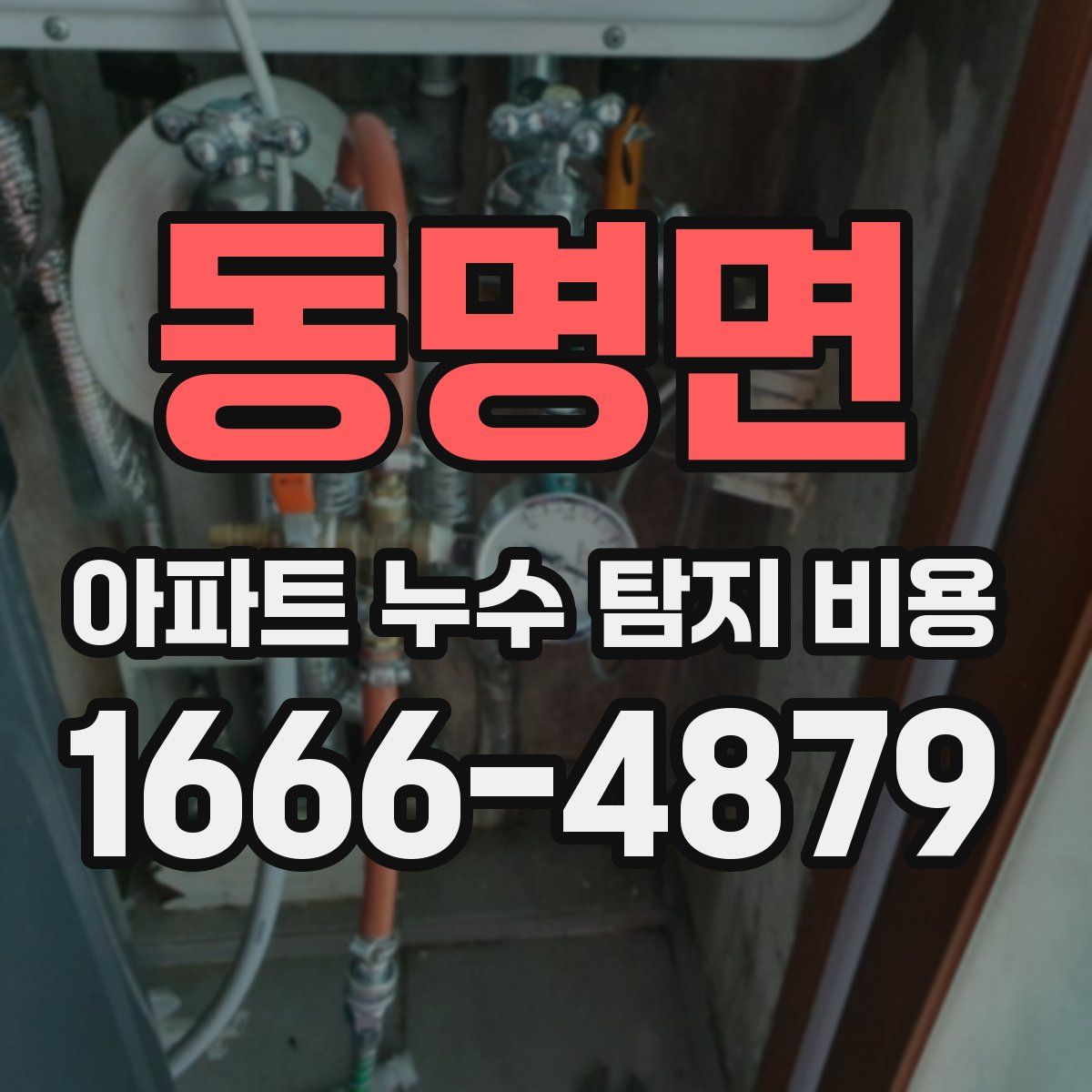 동명면 아파트 누수 탐지 비용
