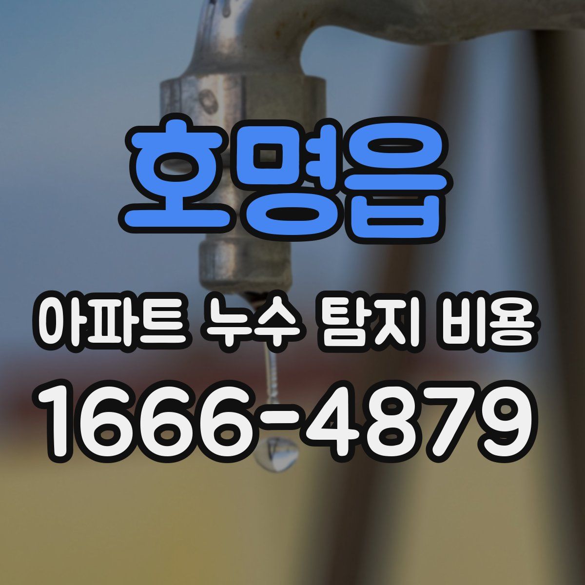 호명읍 아파트 누수 탐지 비용