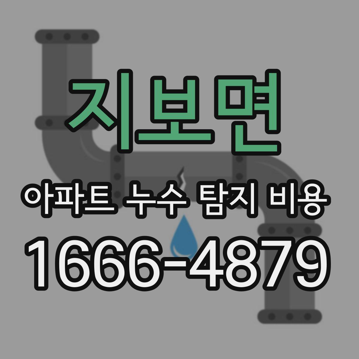 지보면 아파트 누수 탐지 비용