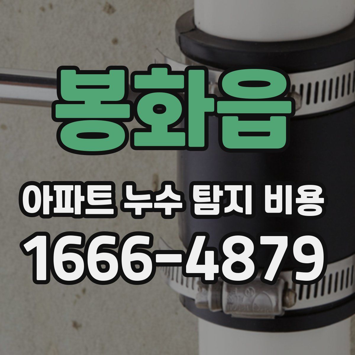 봉화읍 아파트 누수 탐지 비용