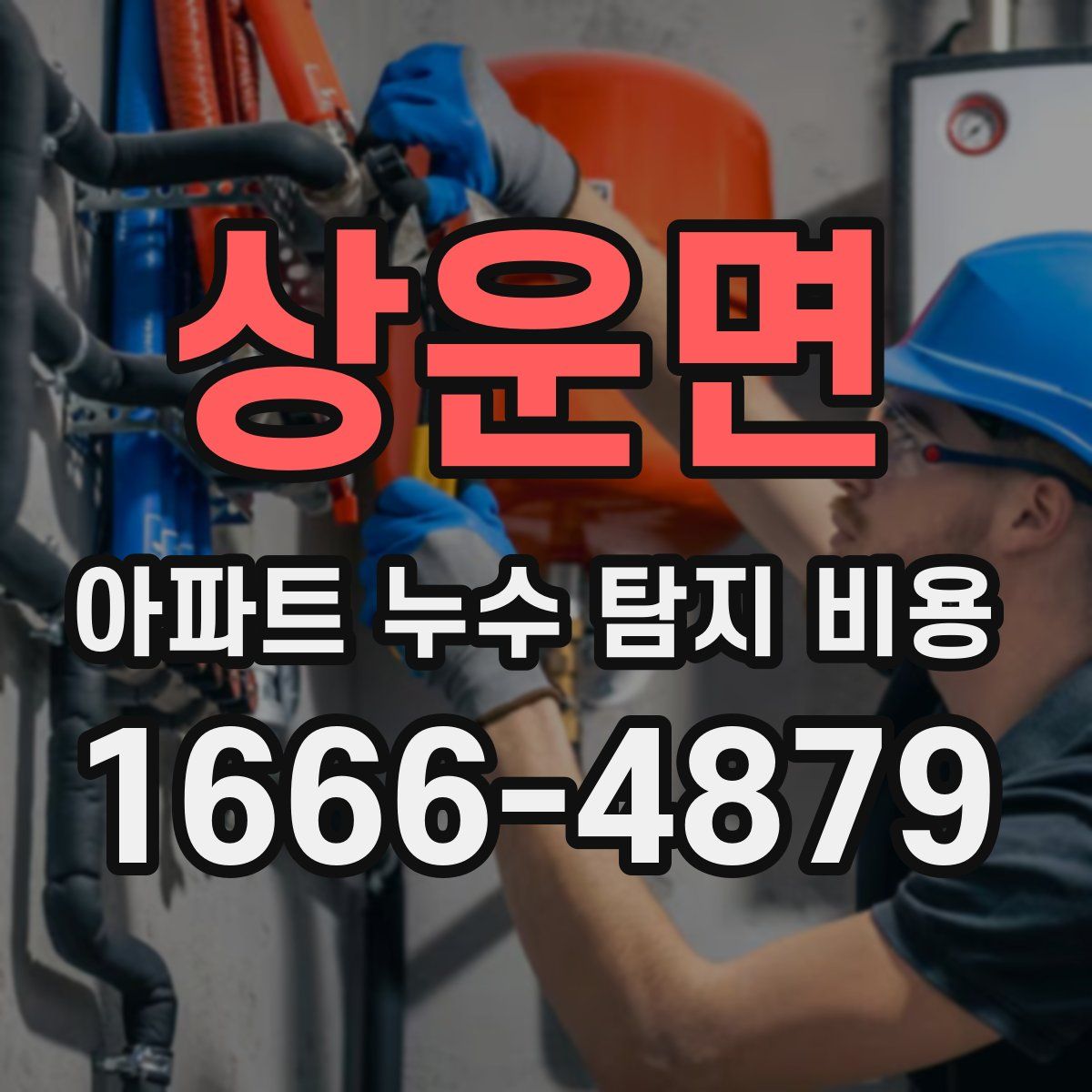 상운면 아파트 누수 탐지 비용