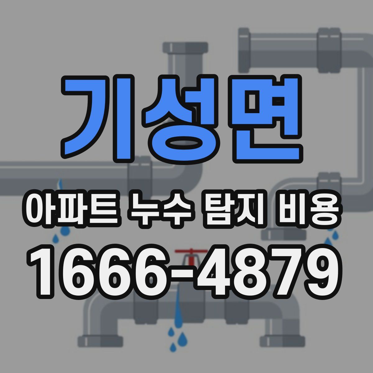 기성면 아파트 누수 탐지 비용
