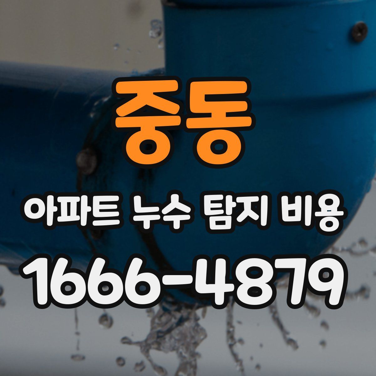 중동 아파트 누수 탐지 비용