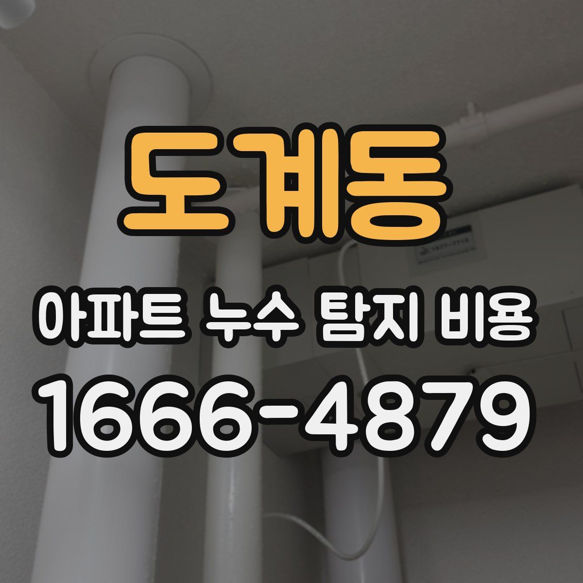 도계동 아파트 누수 탐지 비용