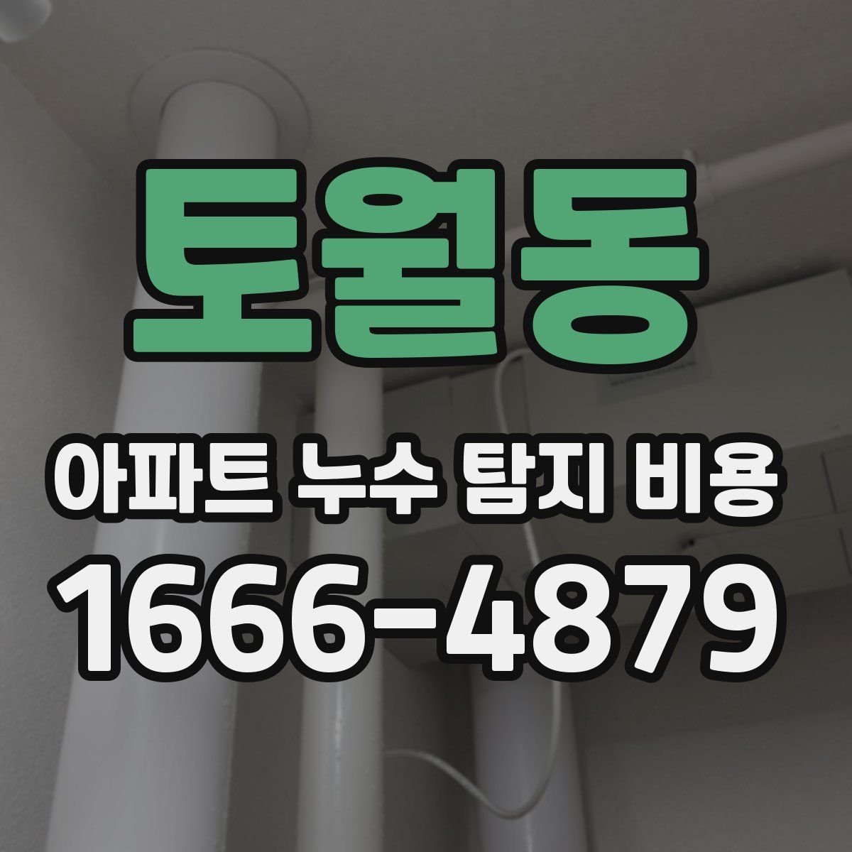 토월동 아파트 누수 탐지 비용