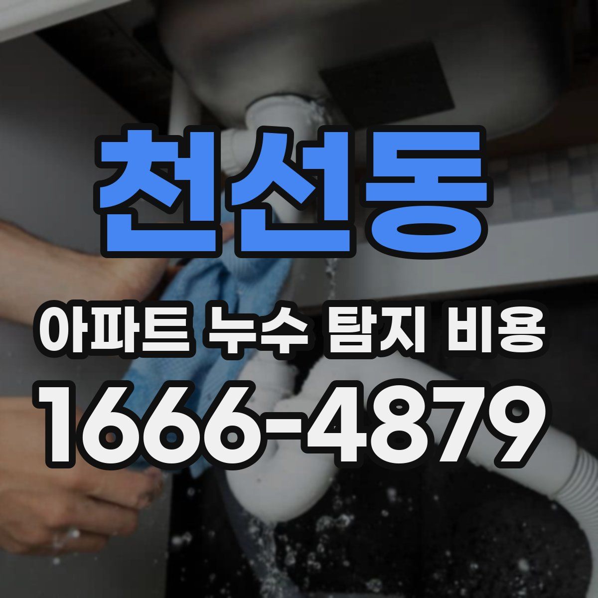 천선동 아파트 누수 탐지 비용