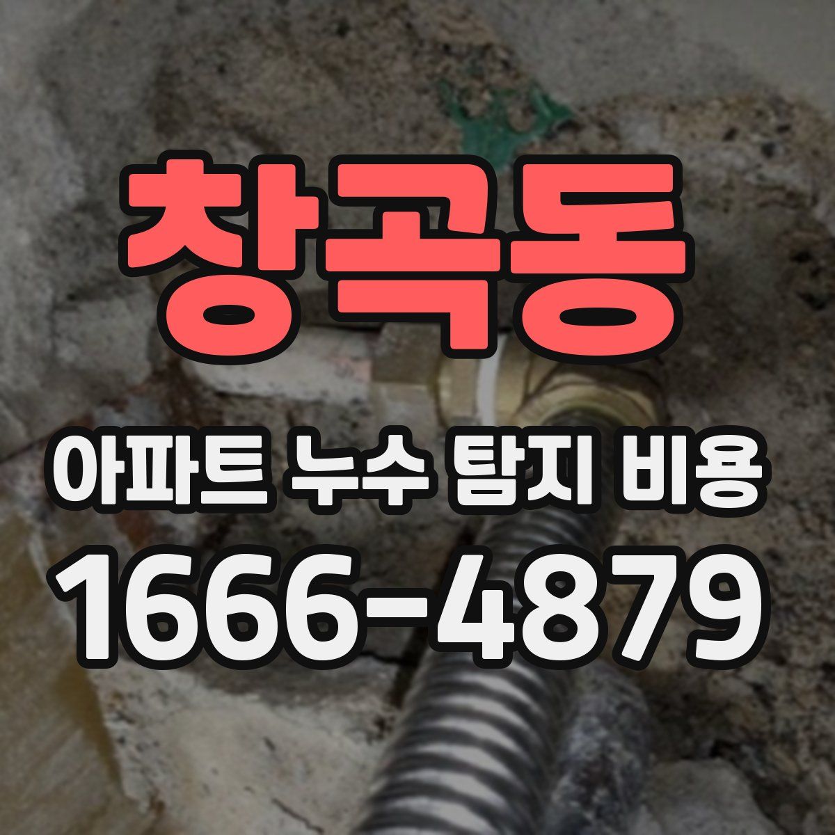 창곡동 아파트 누수 탐지 비용