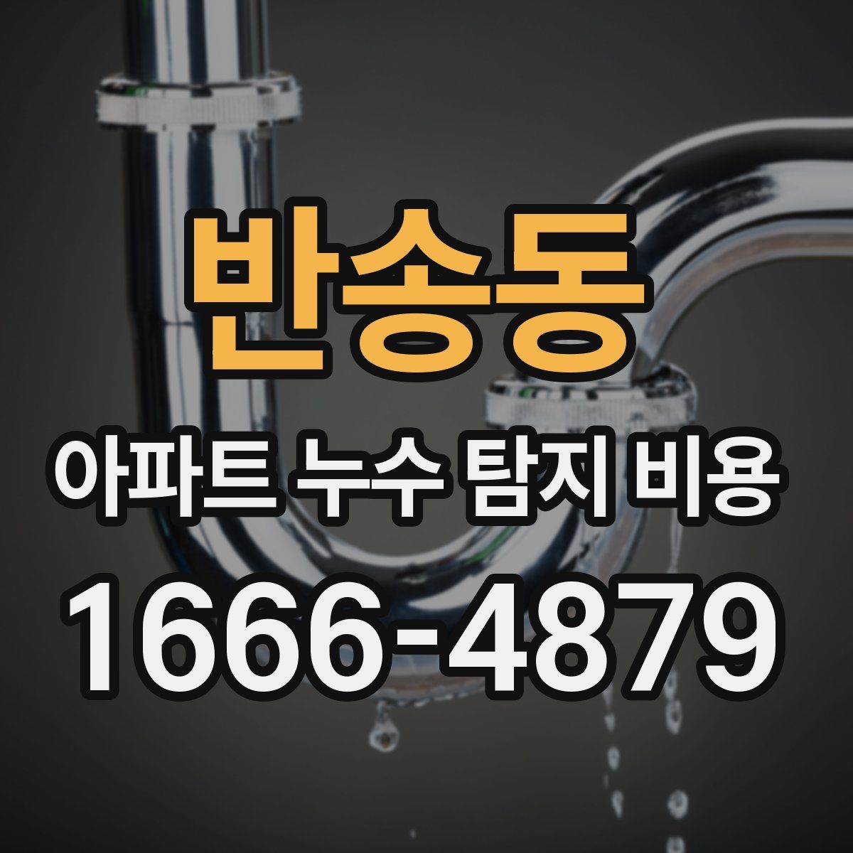 반송동 아파트 누수 탐지 비용