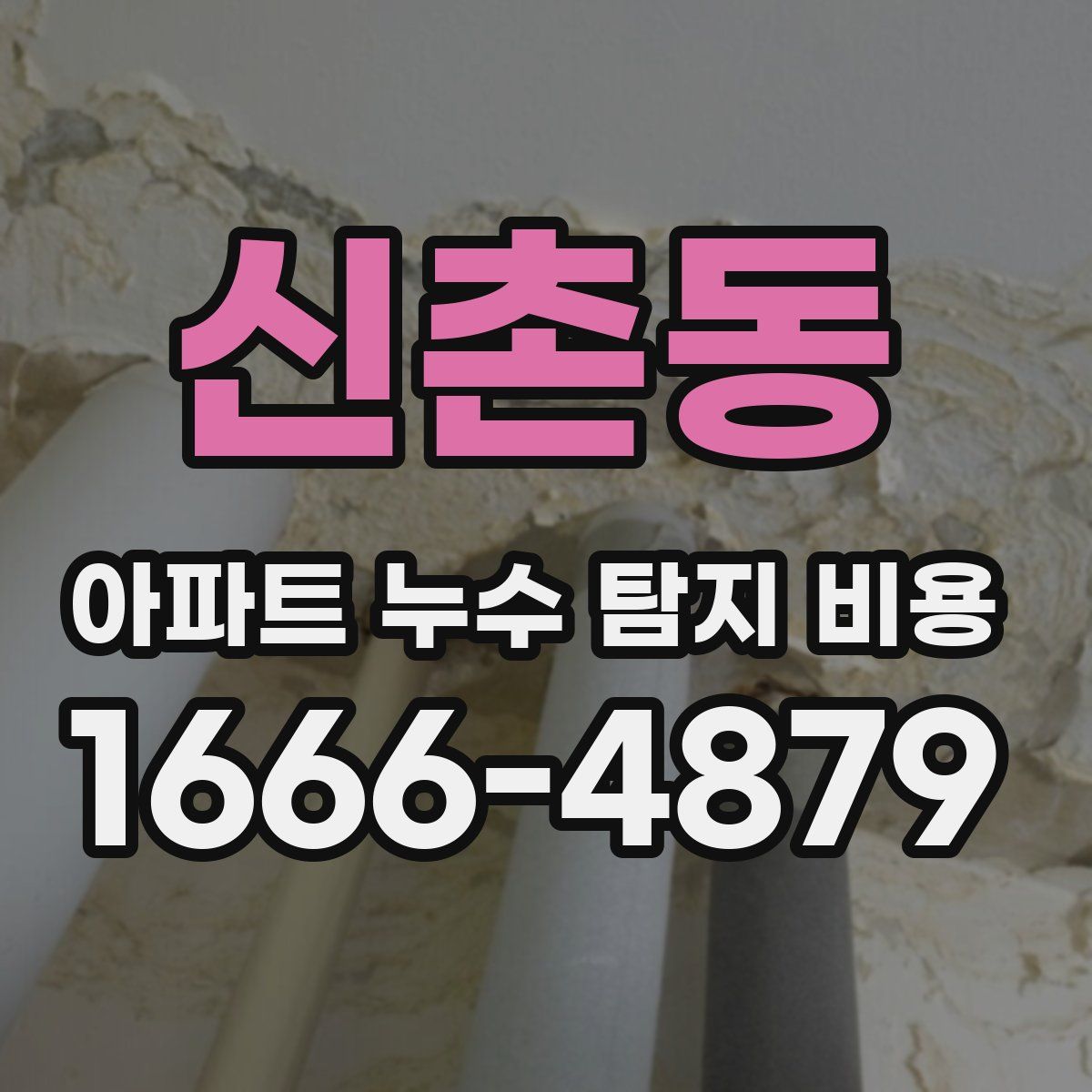 신촌동 아파트 누수 탐지 비용