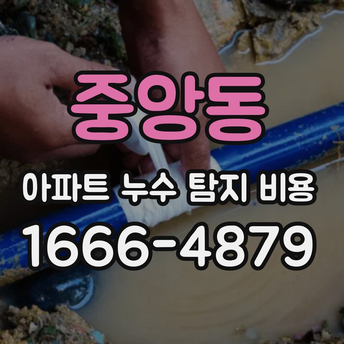 중앙동 아파트 누수 탐지 비용