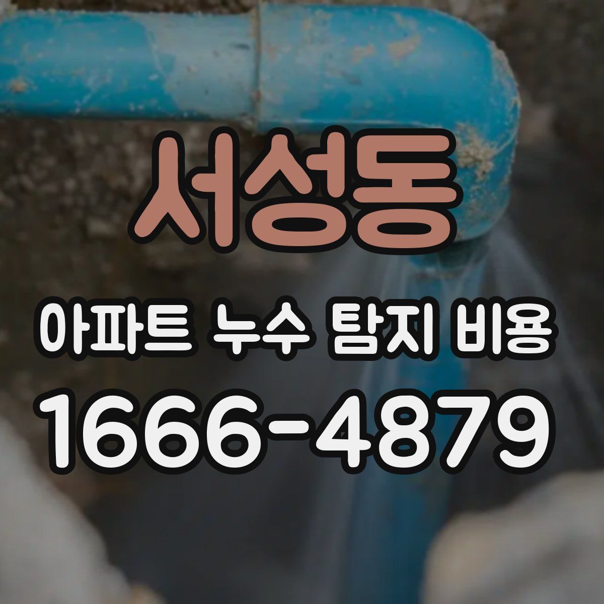 서성동 아파트 누수 탐지 비용