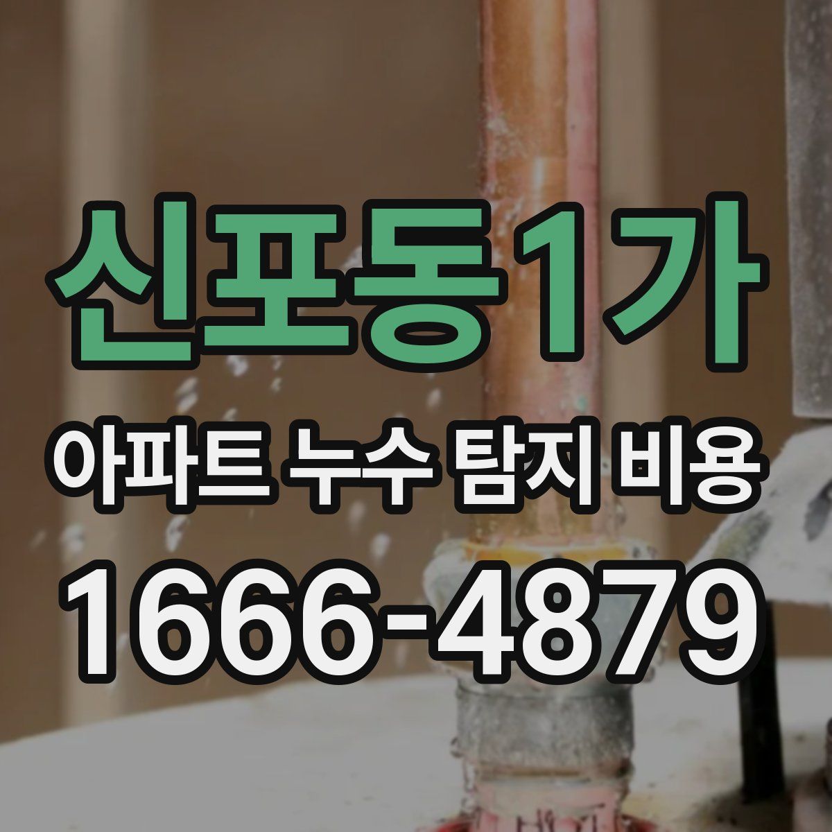 신포동1가 아파트 누수 탐지 비용
