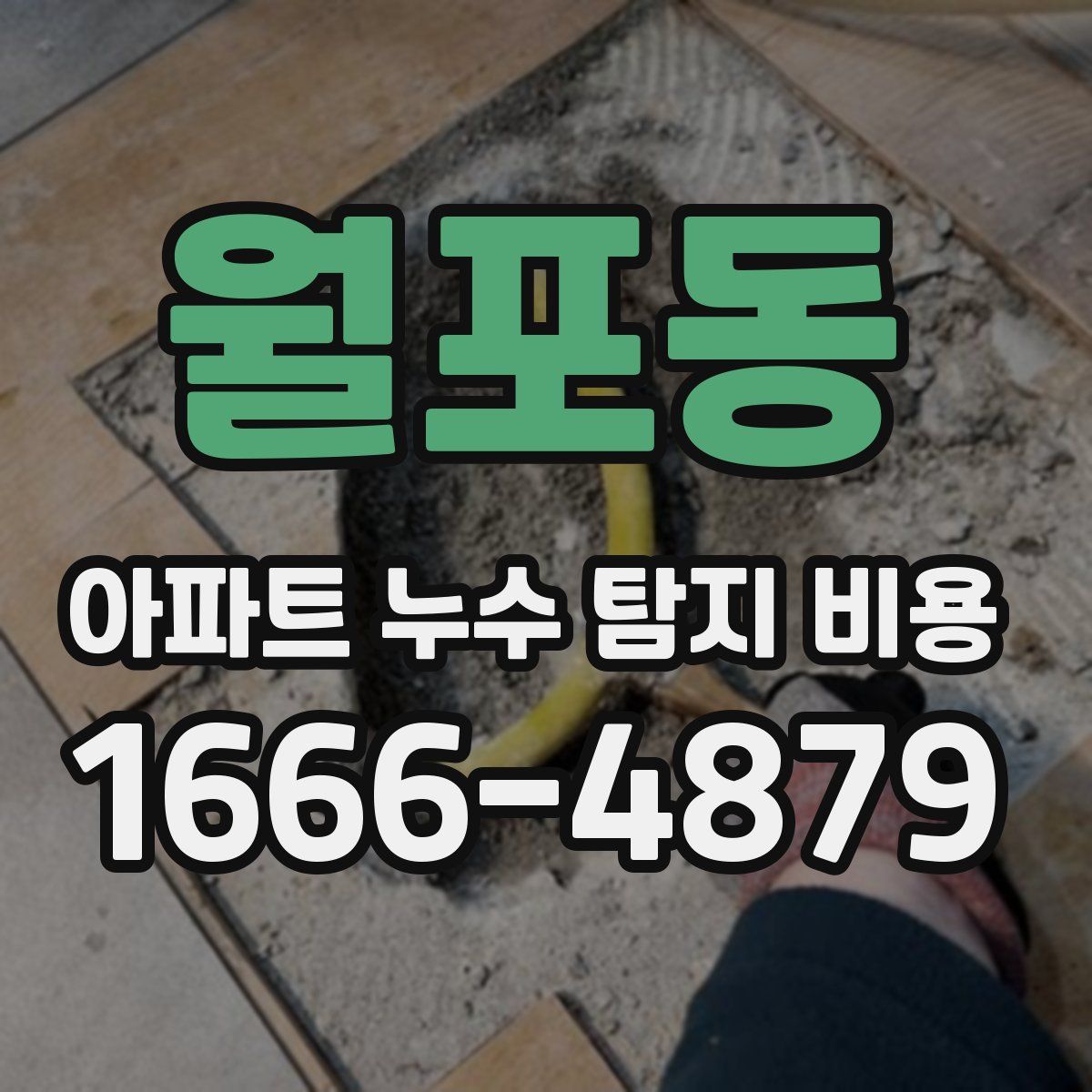 월포동 아파트 누수 탐지 비용