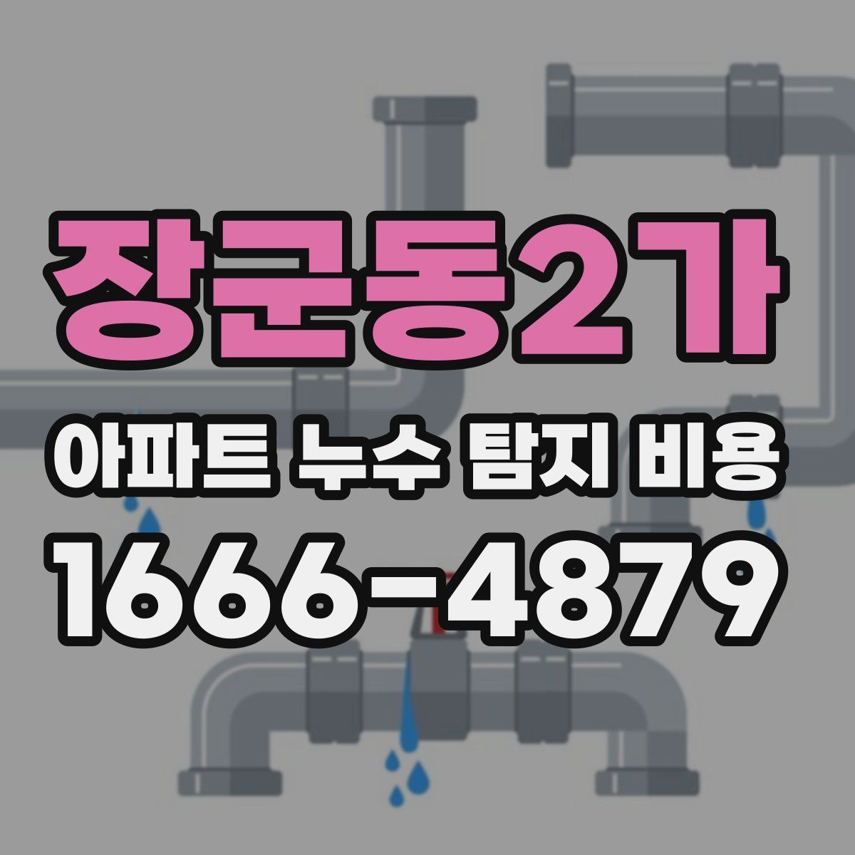 장군동2가 아파트 누수 탐지 비용