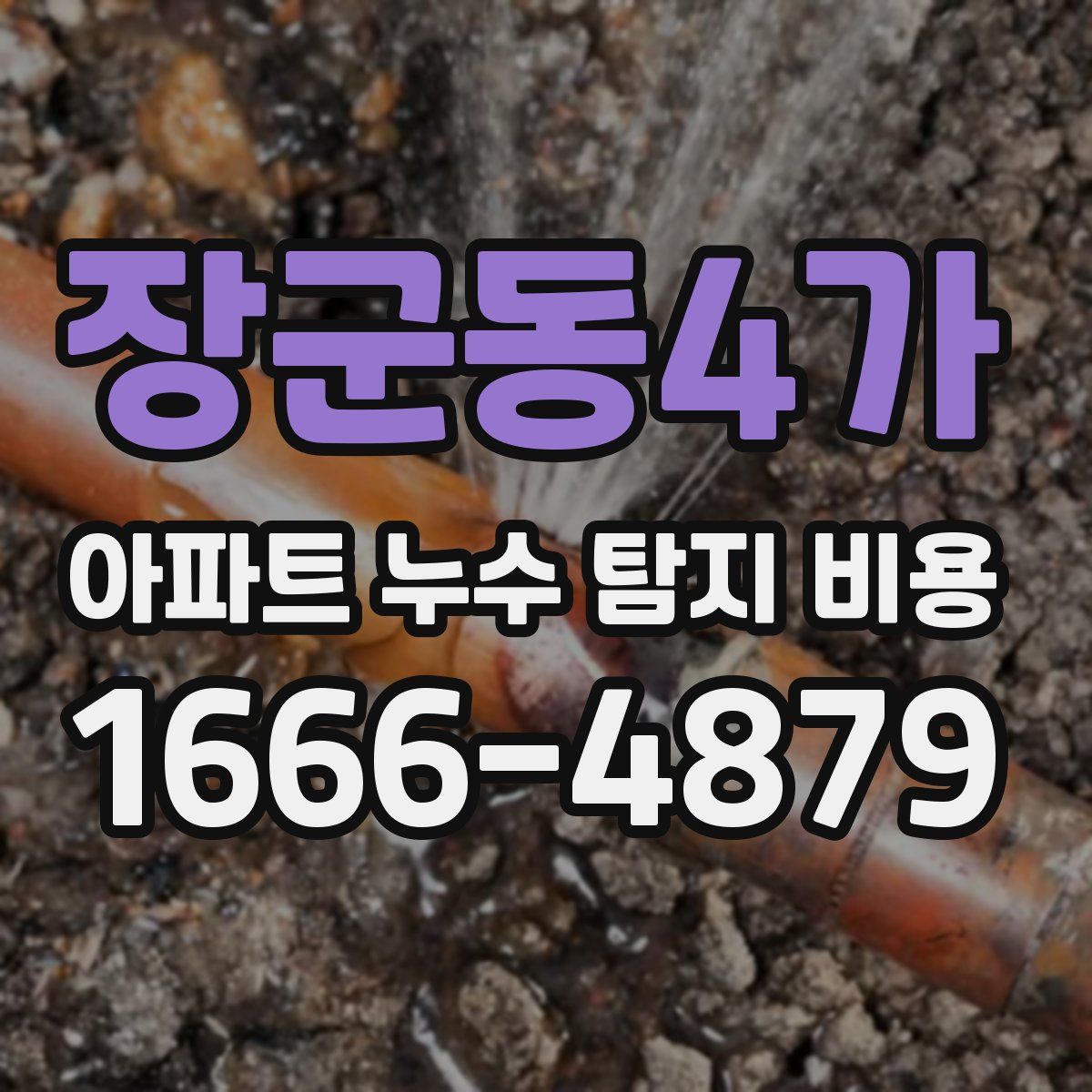장군동4가 아파트 누수 탐지 비용