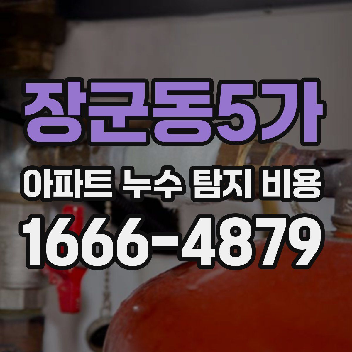 장군동5가 아파트 누수 탐지 비용