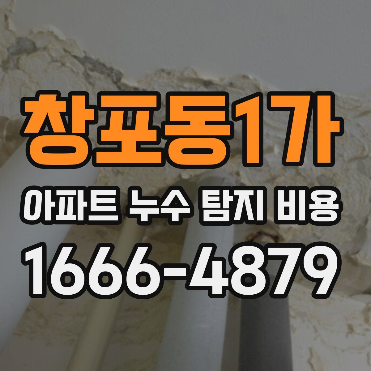 창포동1가 아파트 누수 탐지 비용