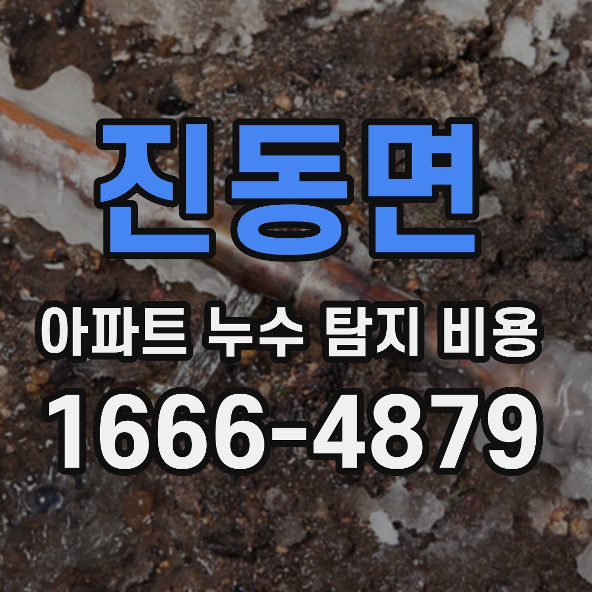 진동면 아파트 누수 탐지 비용
