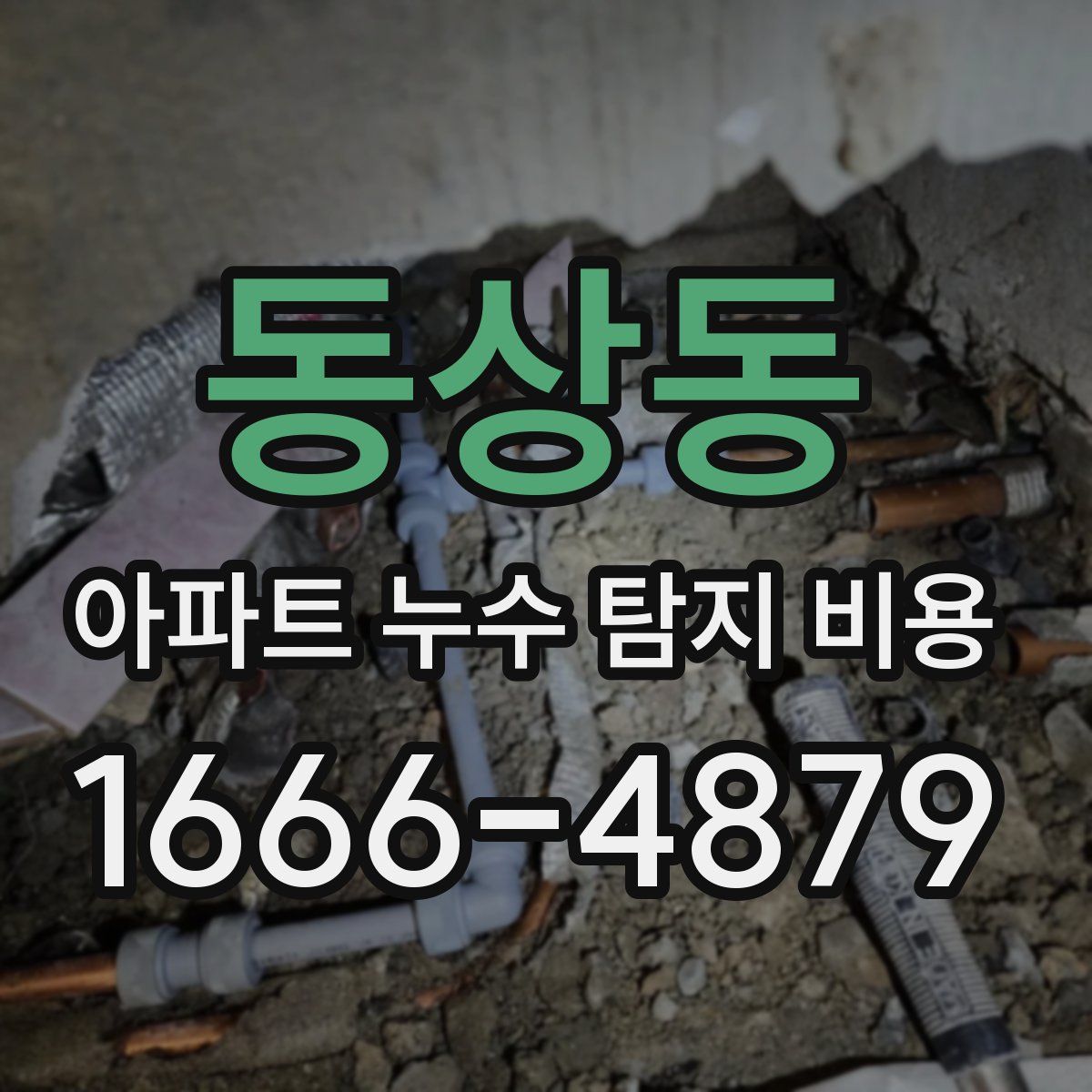 동상동 아파트 누수 탐지 비용