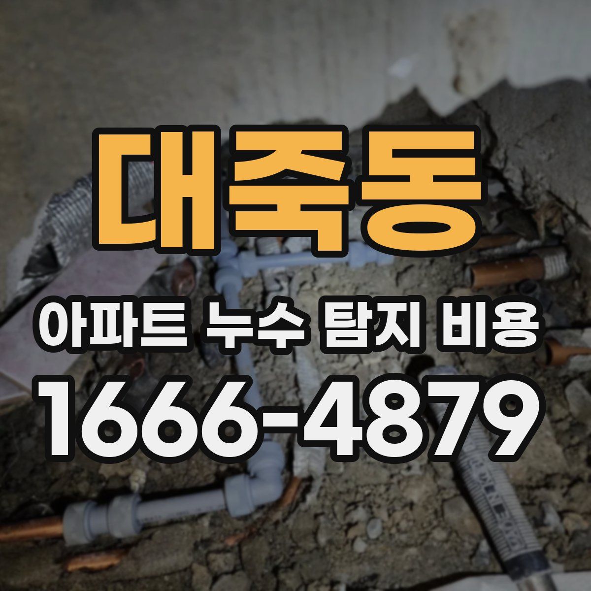 대죽동 아파트 누수 탐지 비용