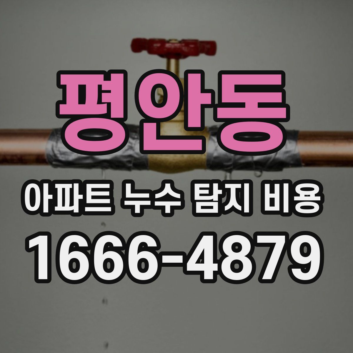 평안동 아파트 누수 탐지 비용