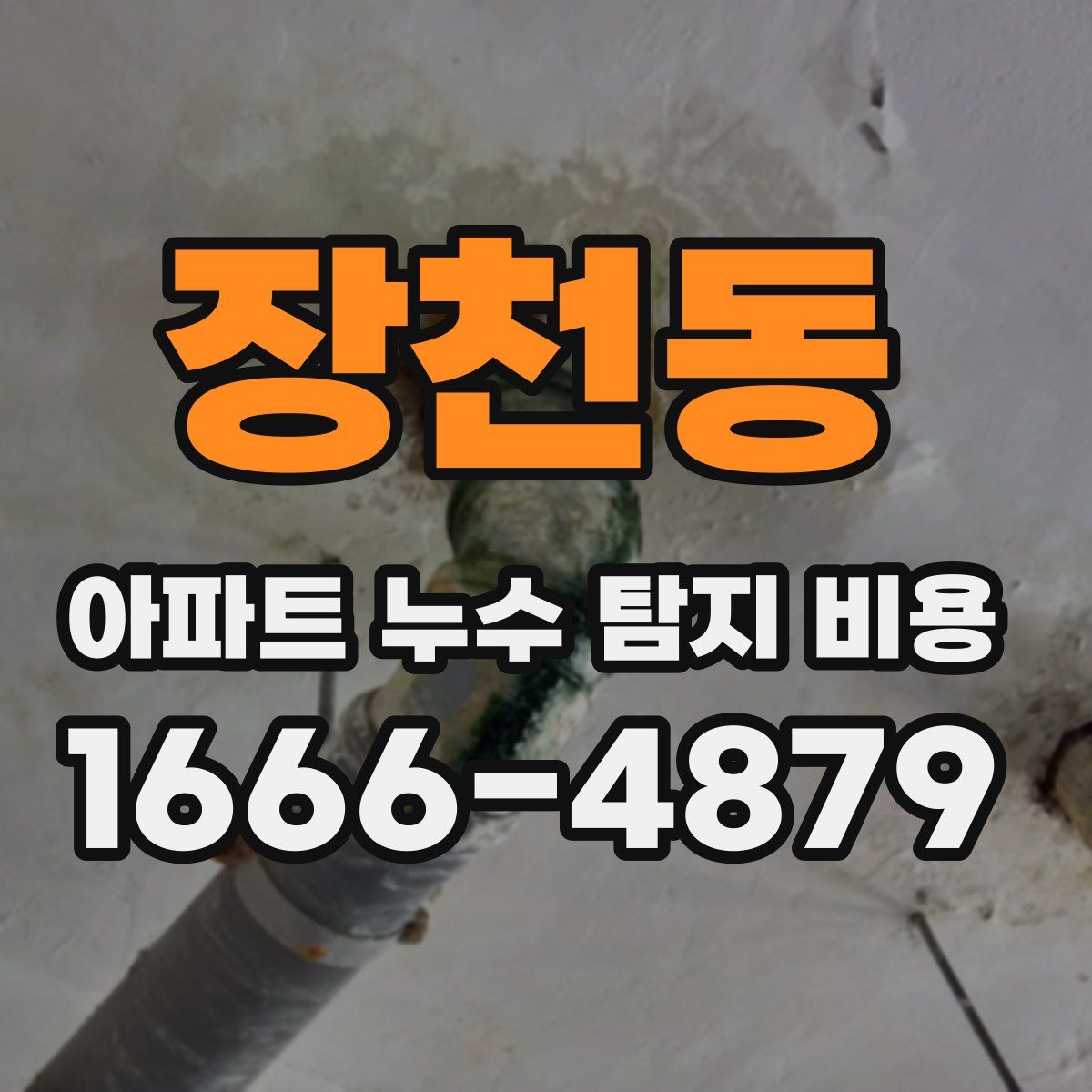장천동 아파트 누수 탐지 비용