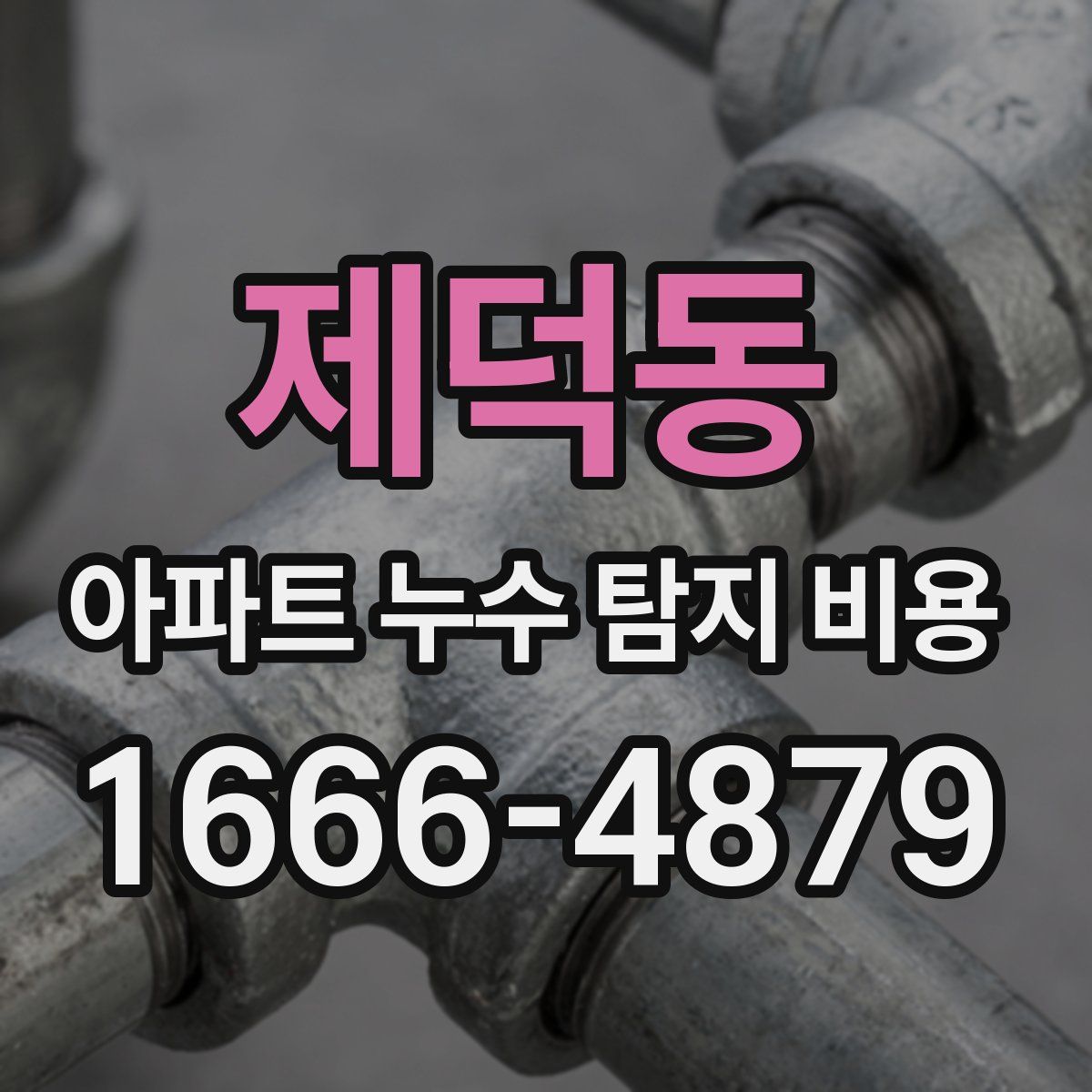 제덕동 아파트 누수 탐지 비용