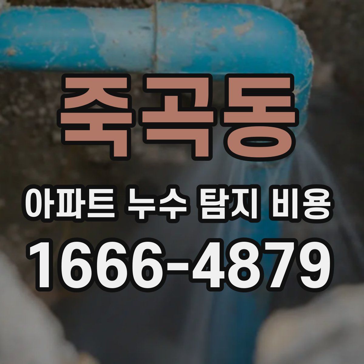 죽곡동 아파트 누수 탐지 비용