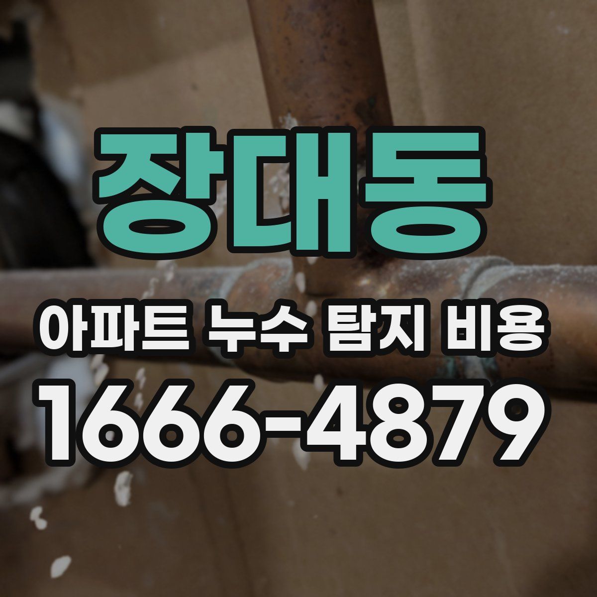 장대동 아파트 누수 탐지 비용