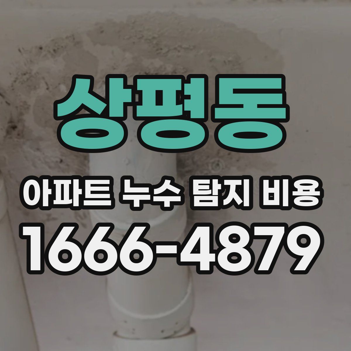상평동 아파트 누수 탐지 비용