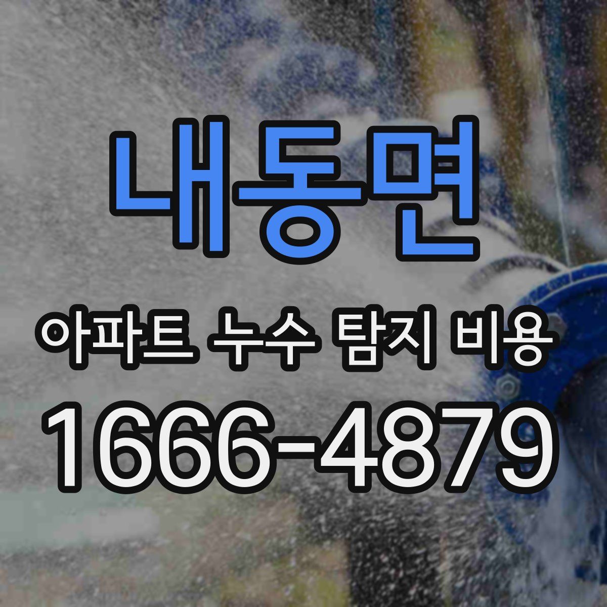 내동면 아파트 누수 탐지 비용