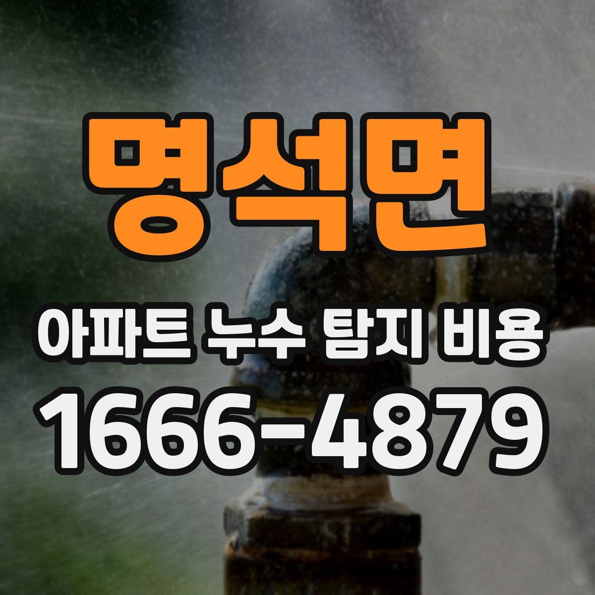 명석면 아파트 누수 탐지 비용