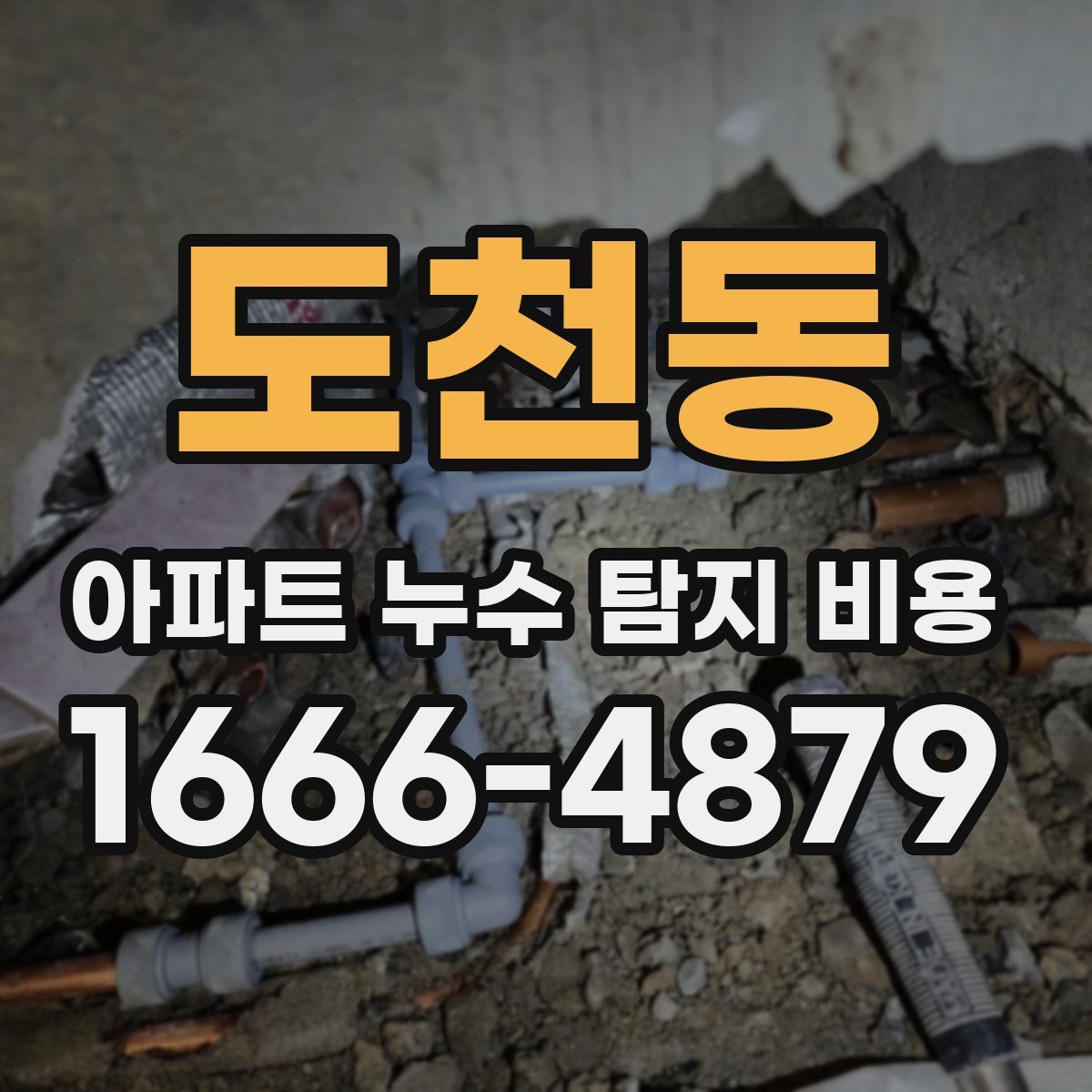 도천동 아파트 누수 탐지 비용