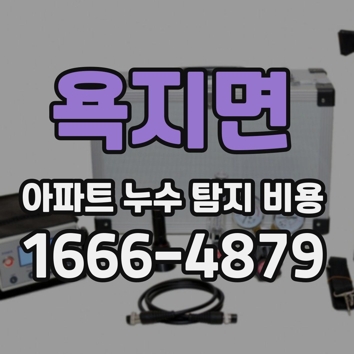 욕지면 아파트 누수 탐지 비용