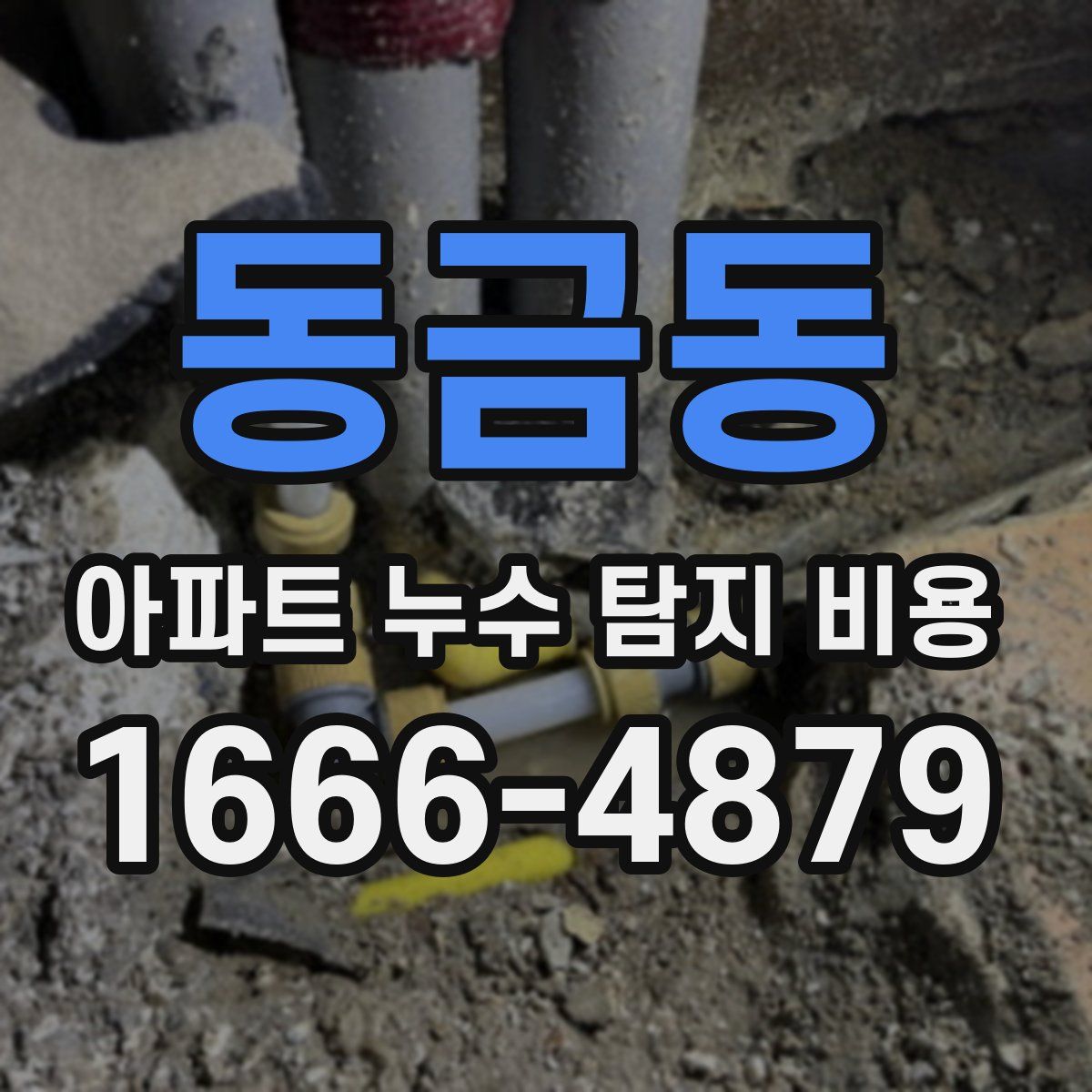 동금동 아파트 누수 탐지 비용