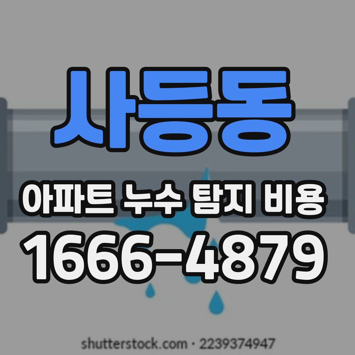 사등동 아파트 누수 탐지 비용