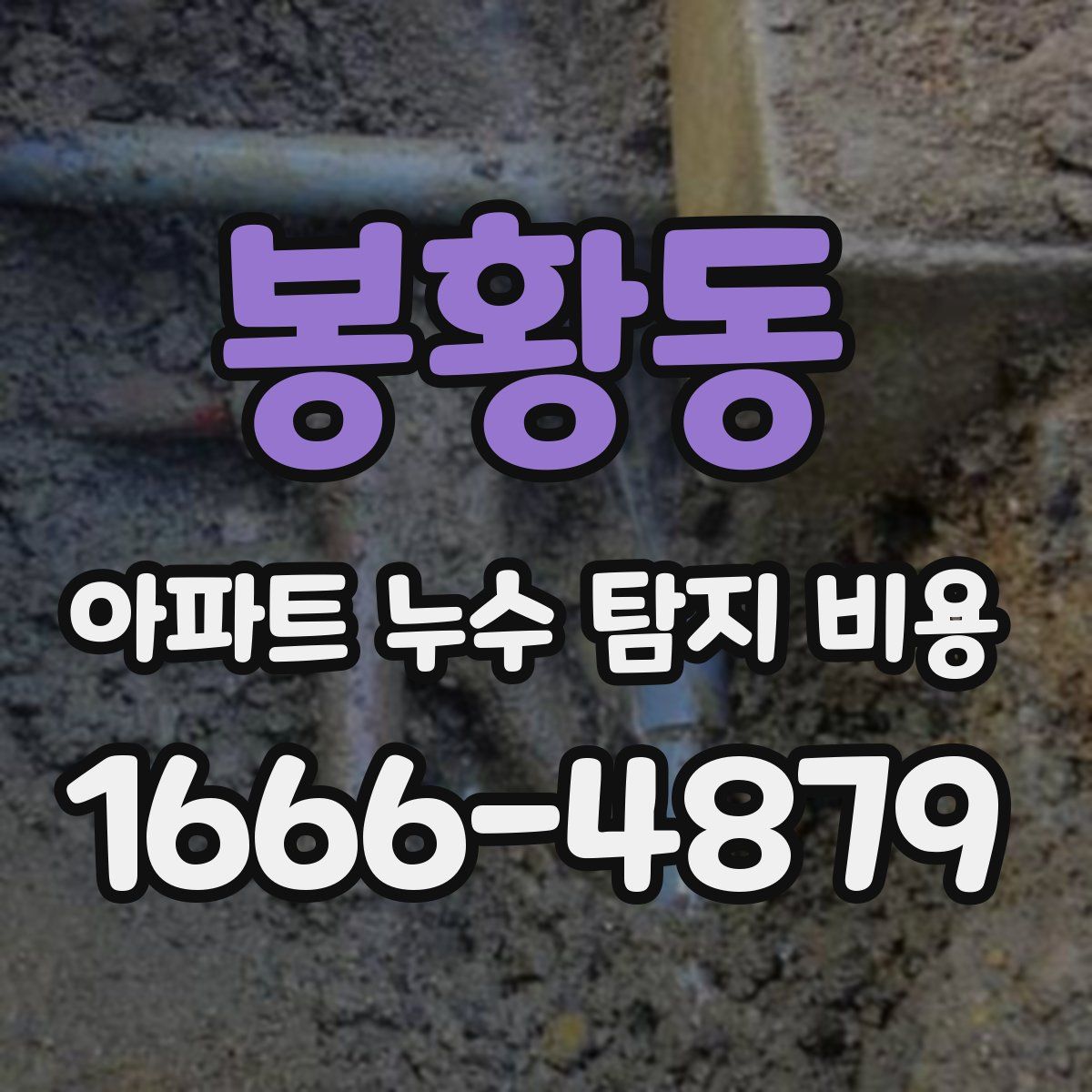 봉황동 아파트 누수 탐지 비용