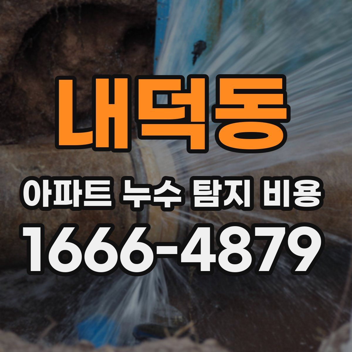 내덕동 아파트 누수 탐지 비용