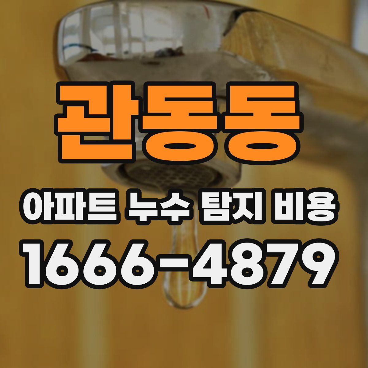 관동동 아파트 누수 탐지 비용